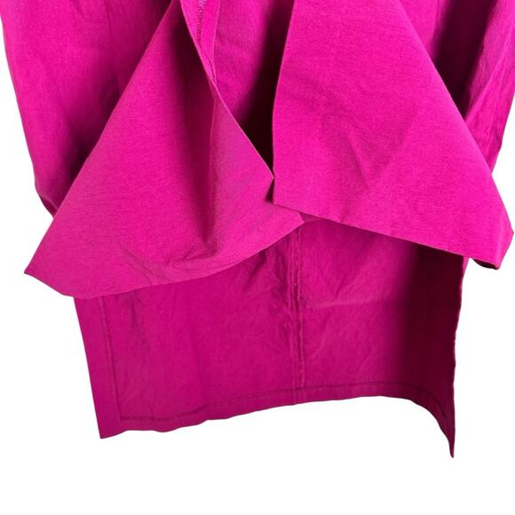 Vintage Express Stretch Strapless Fuchsia Sheath Mini Cocktail Dress Sz 13/14 - Picture 9 of 9